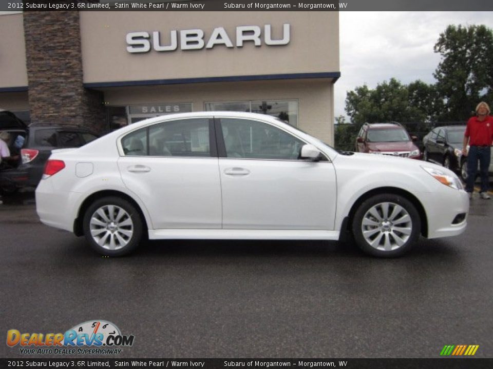 Satin White Pearl 2012 Subaru Legacy 3.6R Limited Photo #8