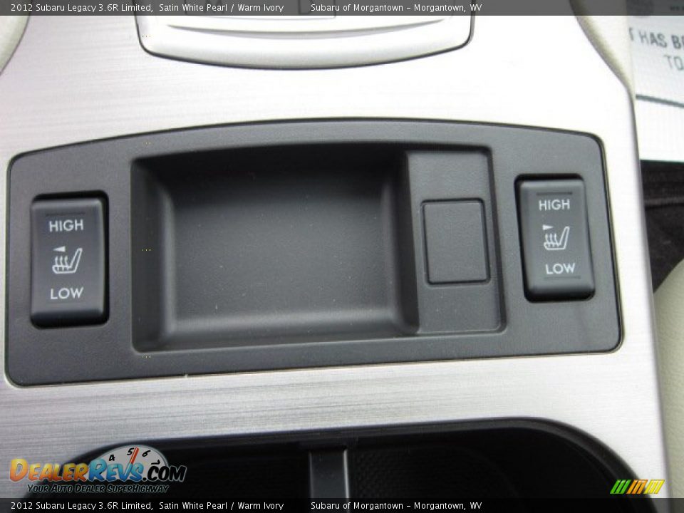 2012 Subaru Legacy 3.6R Limited Satin White Pearl / Warm Ivory Photo #18