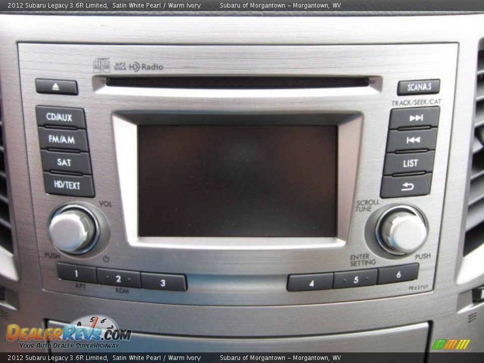 Audio System of 2012 Subaru Legacy 3.6R Limited Photo #19