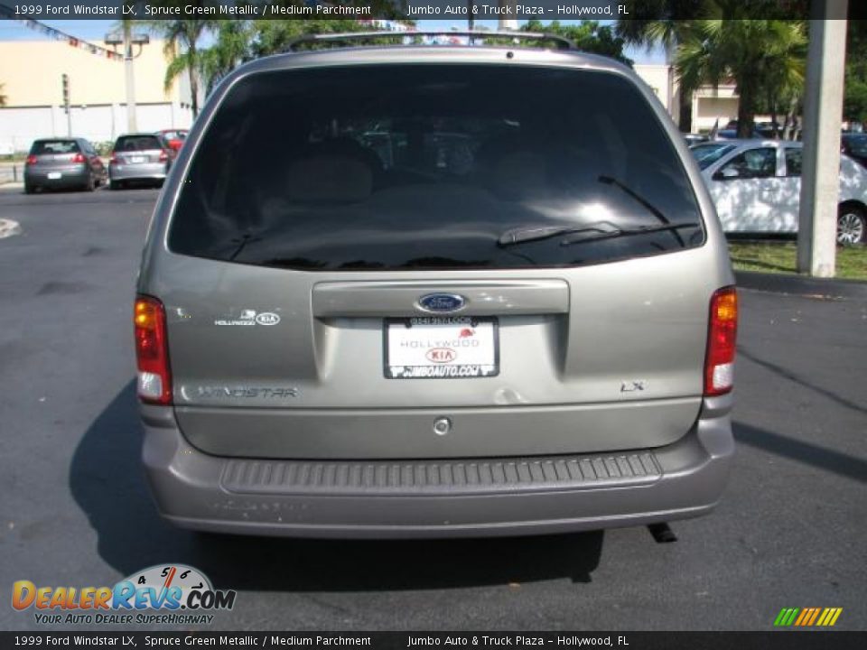 1999 Ford Windstar LX Spruce Green Metallic / Medium Parchment Photo #8