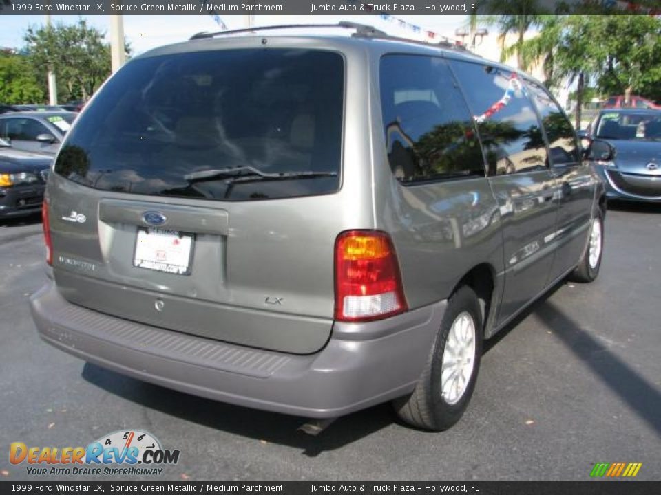 1999 Ford Windstar LX Spruce Green Metallic / Medium Parchment Photo #9