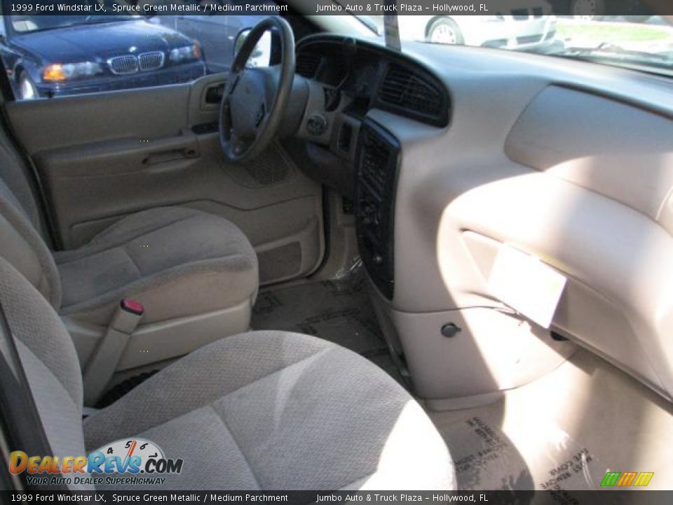 1999 Ford Windstar LX Spruce Green Metallic / Medium Parchment Photo #11