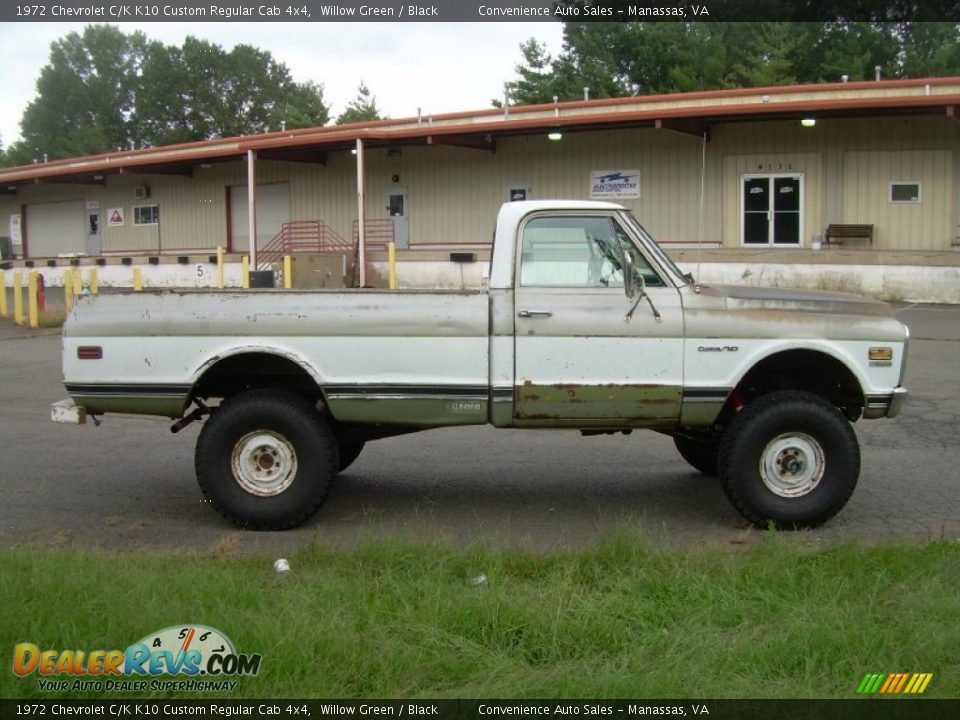 Willow Green 1972 Chevrolet C/K K10 Custom Regular Cab 4x4 Photo #4