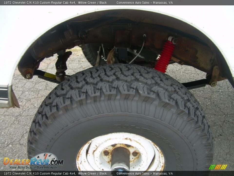1972 Chevrolet C/K K10 Custom Regular Cab 4x4 Willow Green / Black Photo #15