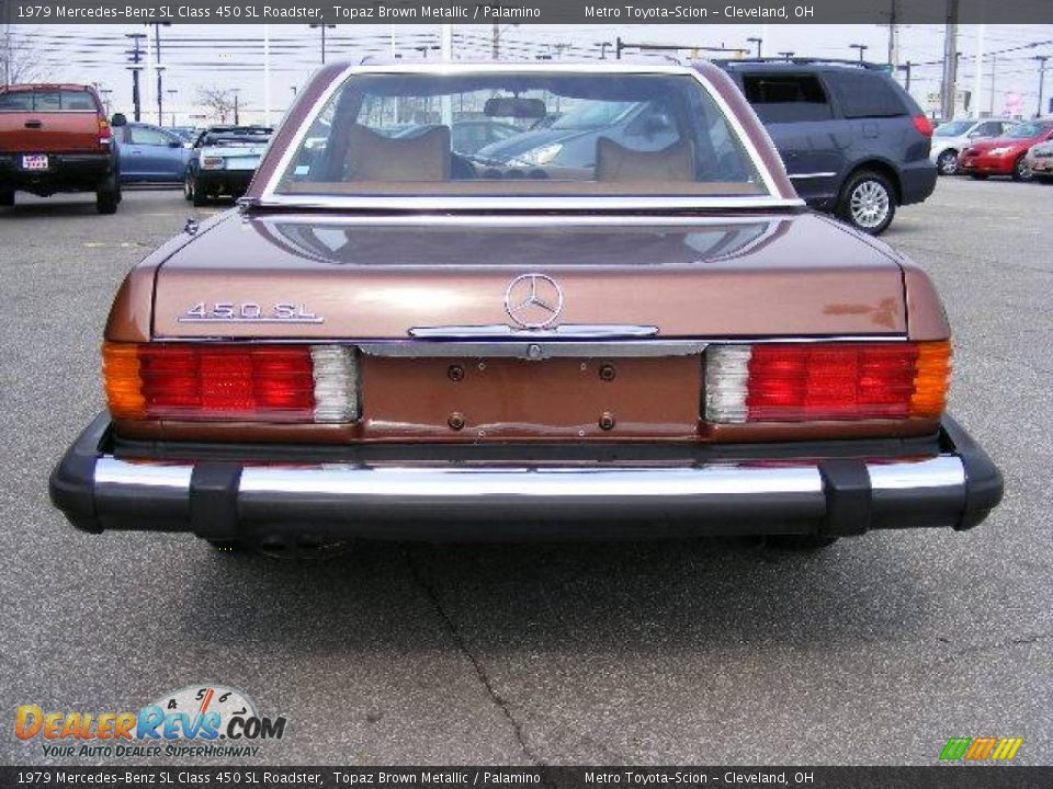 1979 Mercedes-Benz SL Class 450 SL Roadster Topaz Brown Metallic / Palamino Photo #4