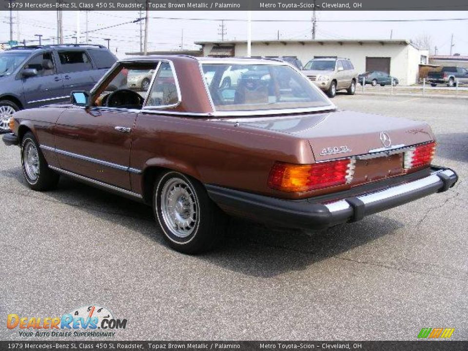 1979 Mercedes-Benz SL Class 450 SL Roadster Topaz Brown Metallic / Palamino Photo #5
