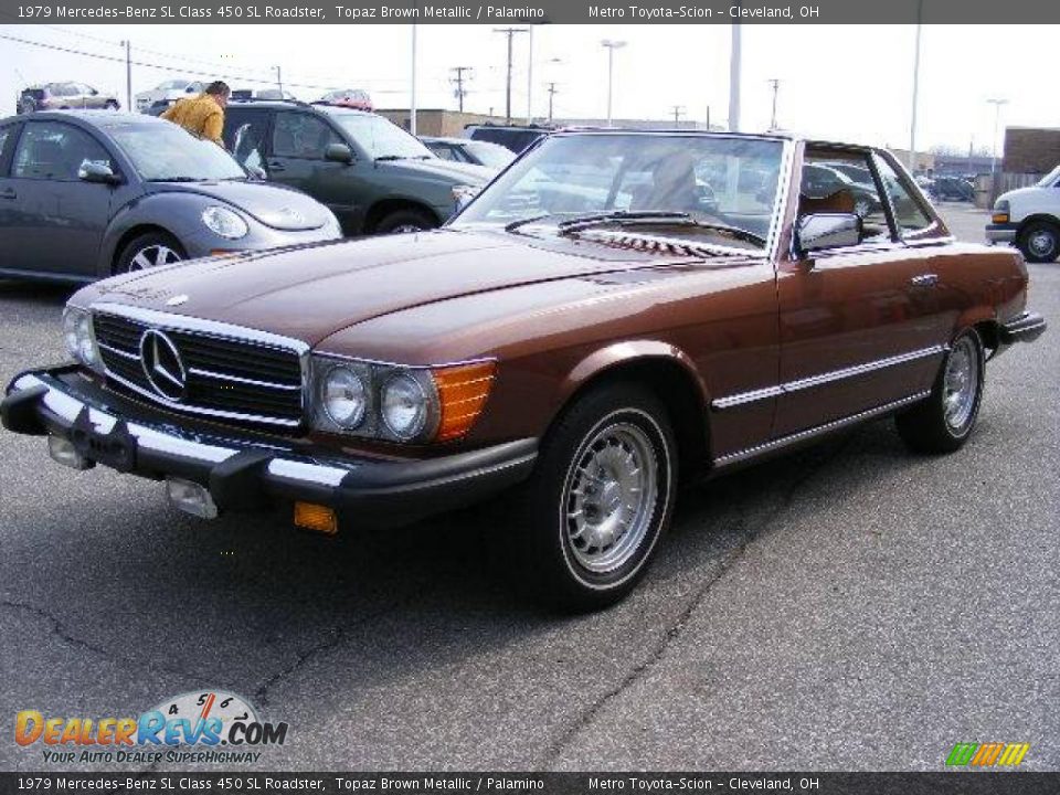1979 Mercedes-Benz SL Class 450 SL Roadster Topaz Brown Metallic / Palamino Photo #7