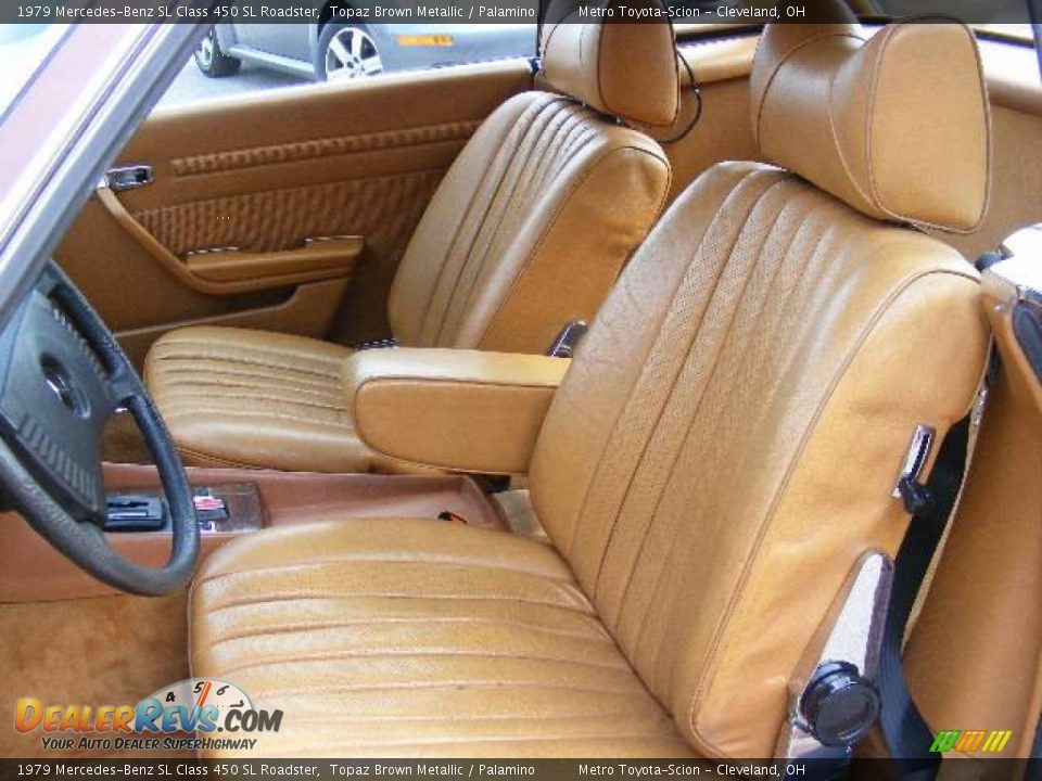 1979 Mercedes-Benz SL Class 450 SL Roadster Topaz Brown Metallic / Palamino Photo #9