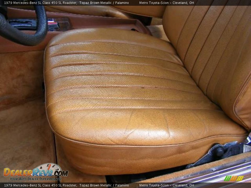 1979 Mercedes-Benz SL Class 450 SL Roadster Topaz Brown Metallic / Palamino Photo #10