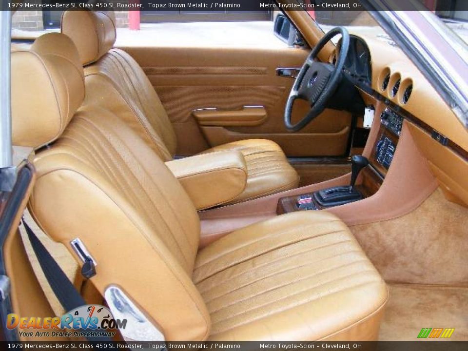 1979 Mercedes-Benz SL Class 450 SL Roadster Topaz Brown Metallic / Palamino Photo #12