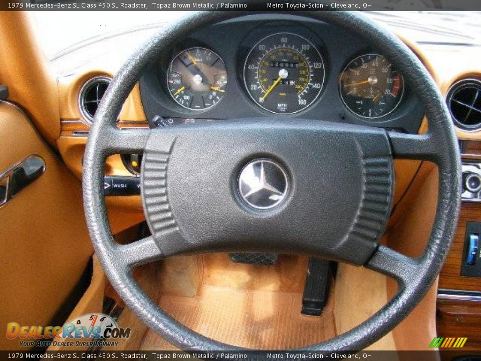 1979 Mercedes-Benz SL Class 450 SL Roadster Topaz Brown Metallic / Palamino Photo #14