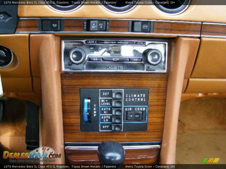 1979 Mercedes-Benz SL Class 450 SL Roadster Topaz Brown Metallic / Palamino Photo #17