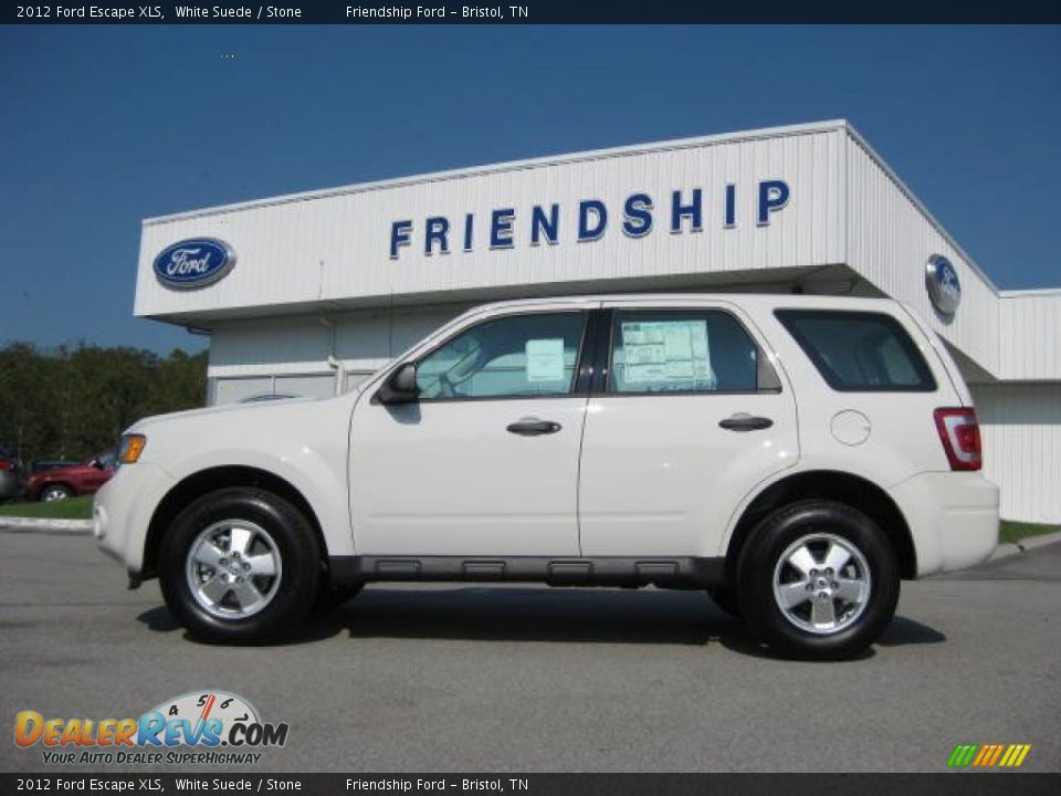 2012 Ford Escape XLS White Suede / Stone Photo #1