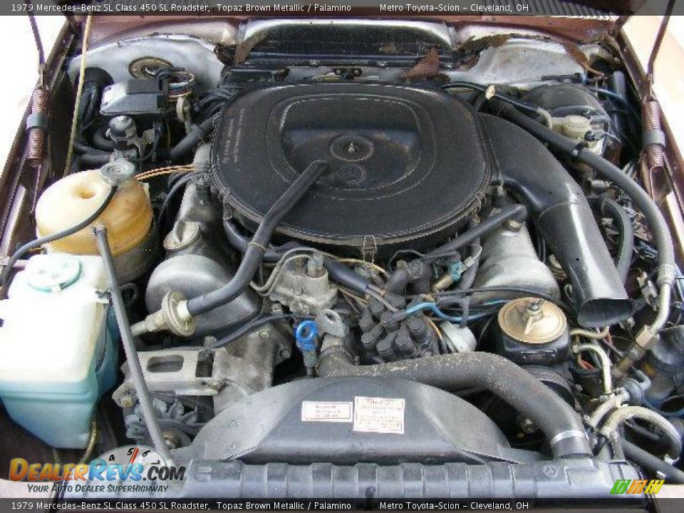 1979 Mercedes-Benz SL Class 450 SL Roadster Topaz Brown Metallic / Palamino Photo #24