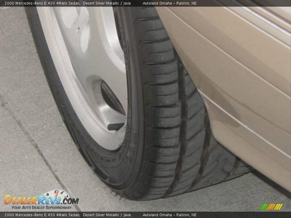 2000 Mercedes-Benz E 430 4Matic Sedan Desert Silver Metallic / Java Photo #5