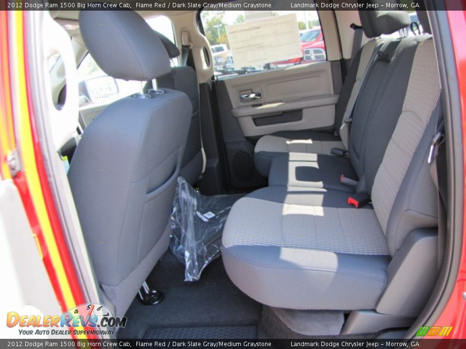 Dark Slate Gray Medium Graystone Interior 2012 Dodge Ram