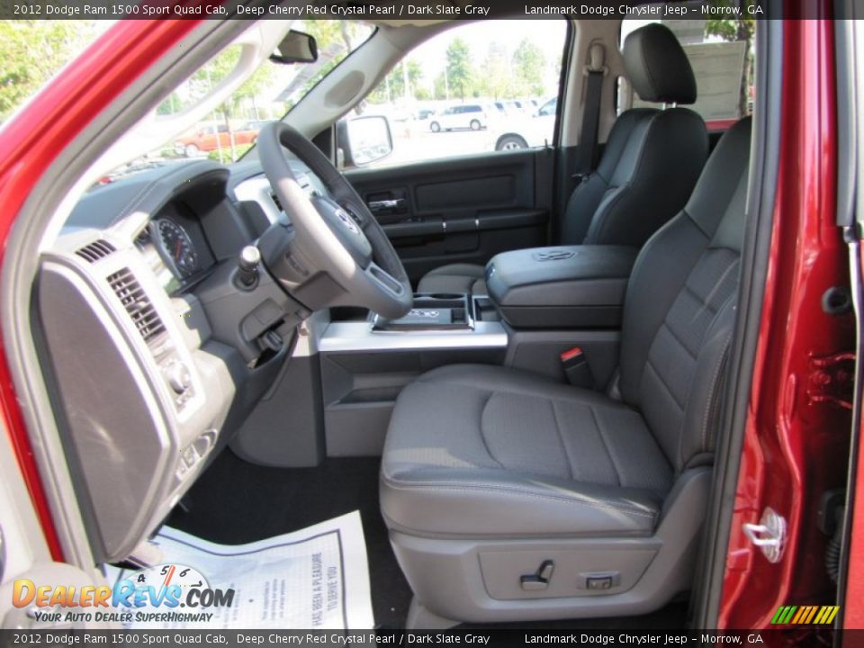 Dark Slate Gray Interior - 2012 Dodge Ram 1500 Sport Quad Cab Photo #7