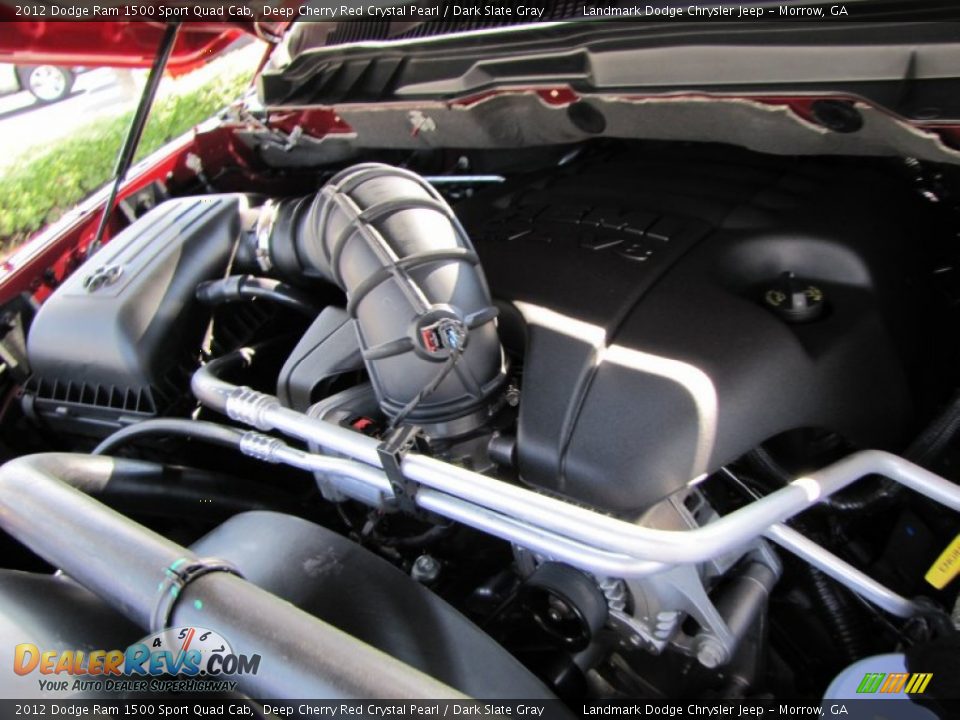 2012 Dodge Ram 1500 Sport Quad Cab 5.7 Liter HEMI OHV 16-Valve VVT MDS V8 Engine Photo #11