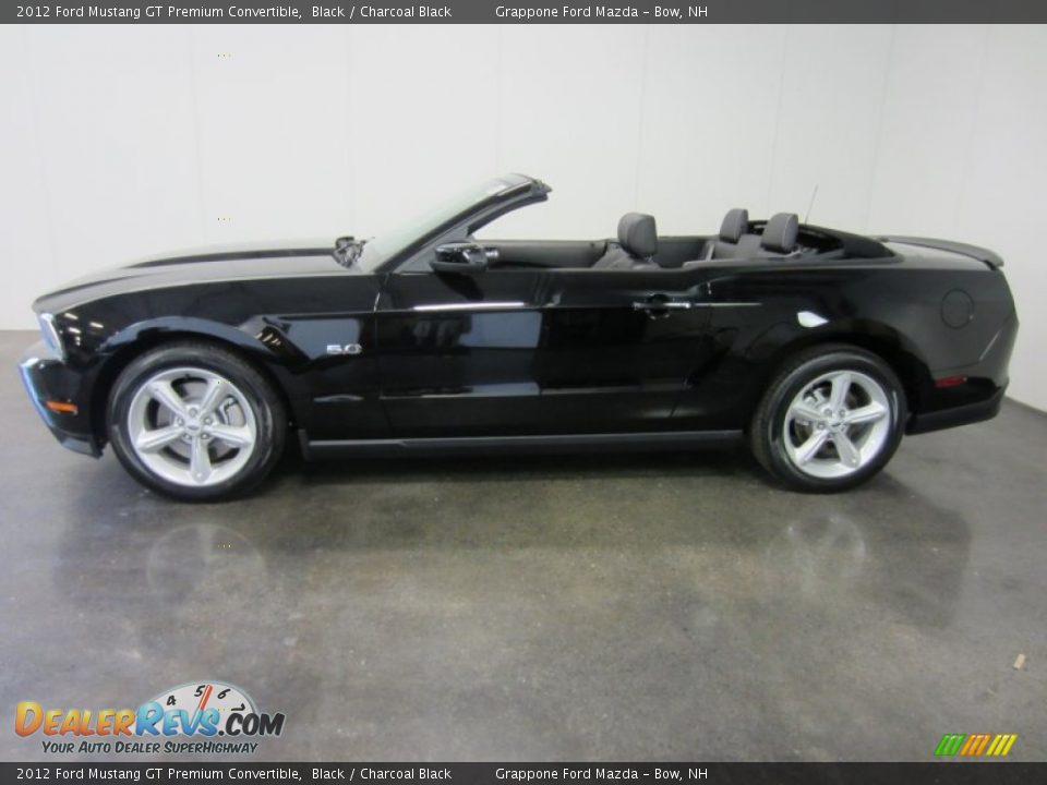 Black 2012 Ford Mustang GT Premium Convertible Photo #3