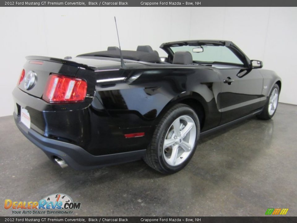 2012 Ford Mustang GT Premium Convertible Black / Charcoal Black Photo #9