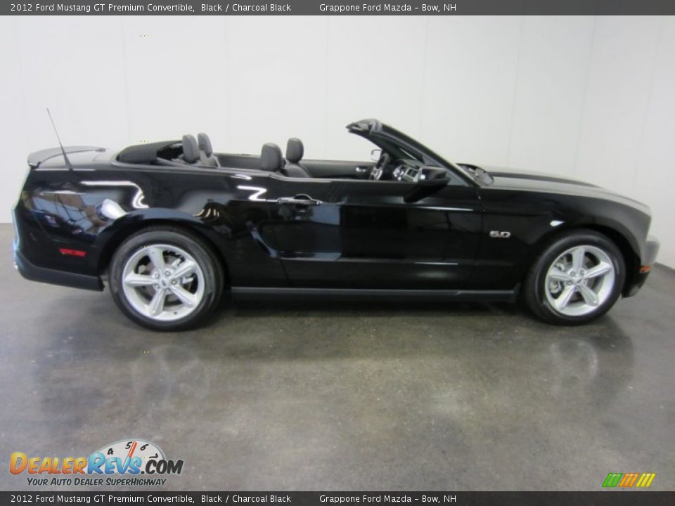 Black 2012 Ford Mustang GT Premium Convertible Photo #11