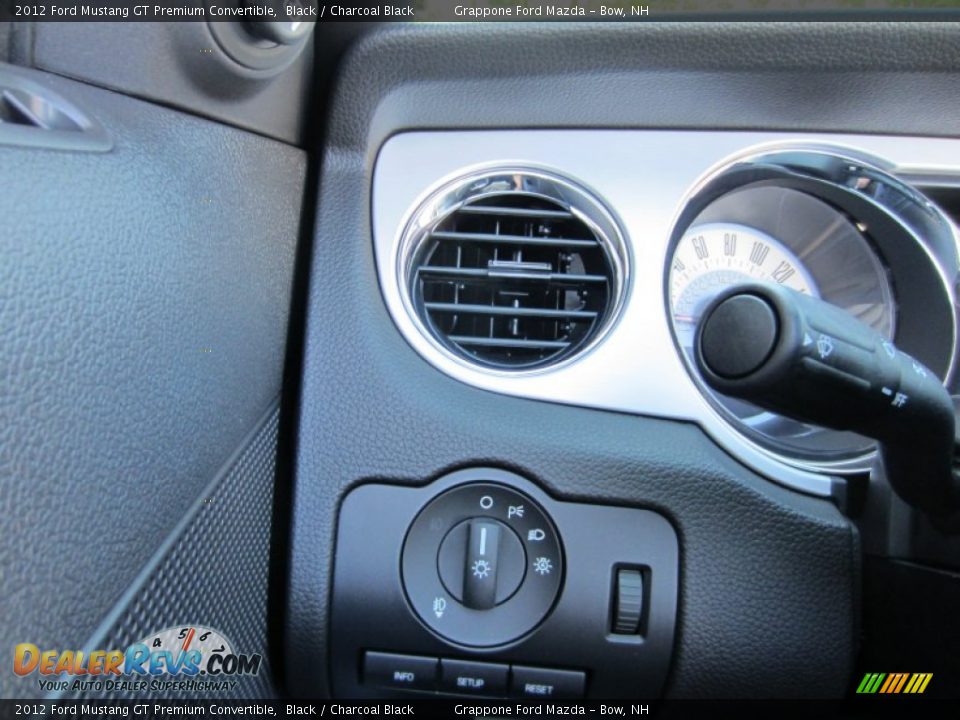 2012 Ford Mustang GT Premium Convertible Black / Charcoal Black Photo #22