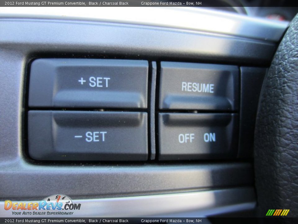 Controls of 2012 Ford Mustang GT Premium Convertible Photo #24