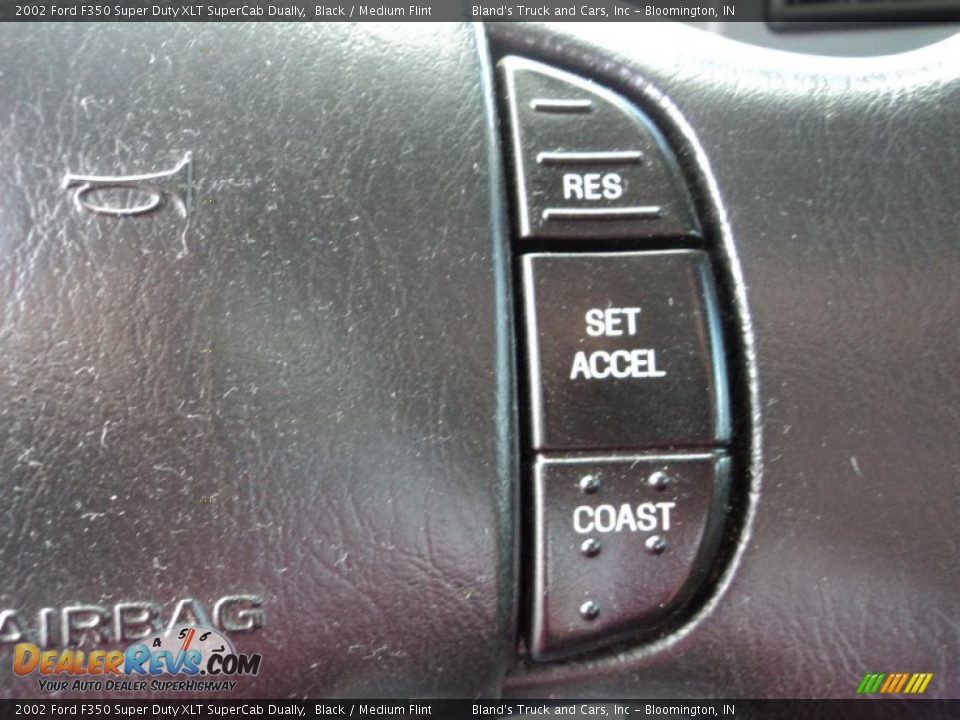 2002 Ford F350 Super Duty XLT SuperCab Dually Black / Medium Flint Photo #8