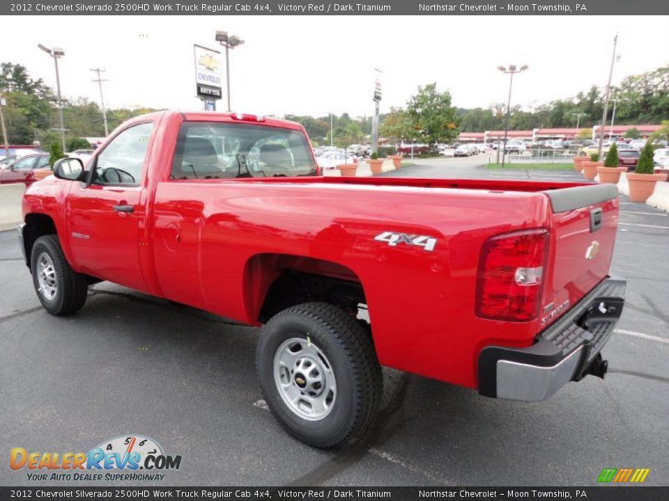 Victory Red 2012 Chevrolet Silverado 2500HD Work Truck Regular Cab 4x4 Photo #5