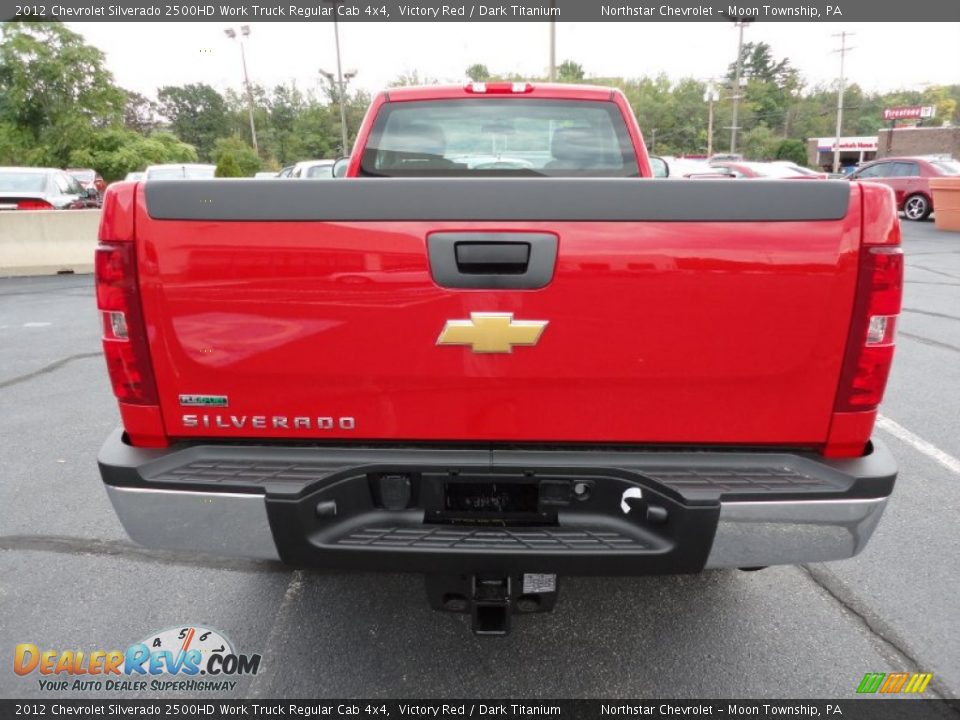 Victory Red 2012 Chevrolet Silverado 2500HD Work Truck Regular Cab 4x4 Photo #6