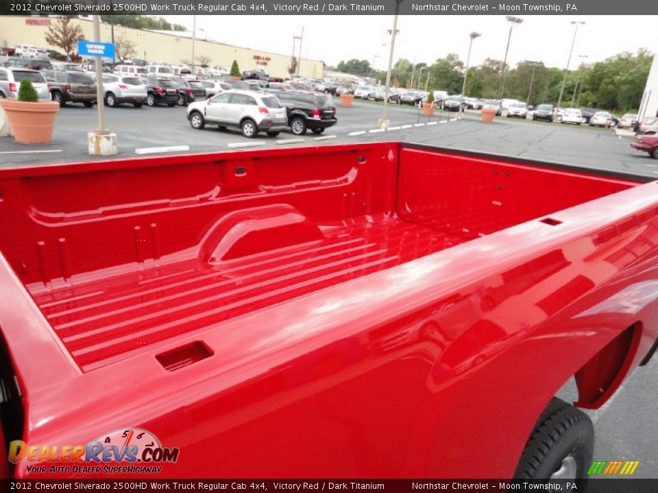 2012 Chevrolet Silverado 2500HD Work Truck Regular Cab 4x4 Victory Red / Dark Titanium Photo #10