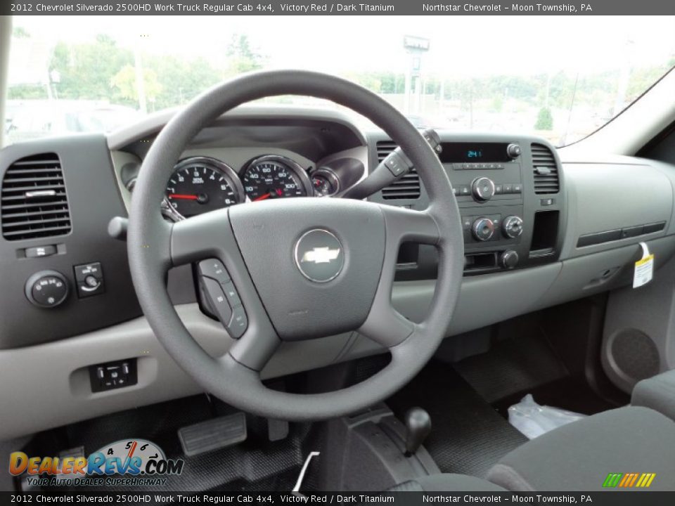 Dashboard of 2012 Chevrolet Silverado 2500HD Work Truck Regular Cab 4x4 Photo #12