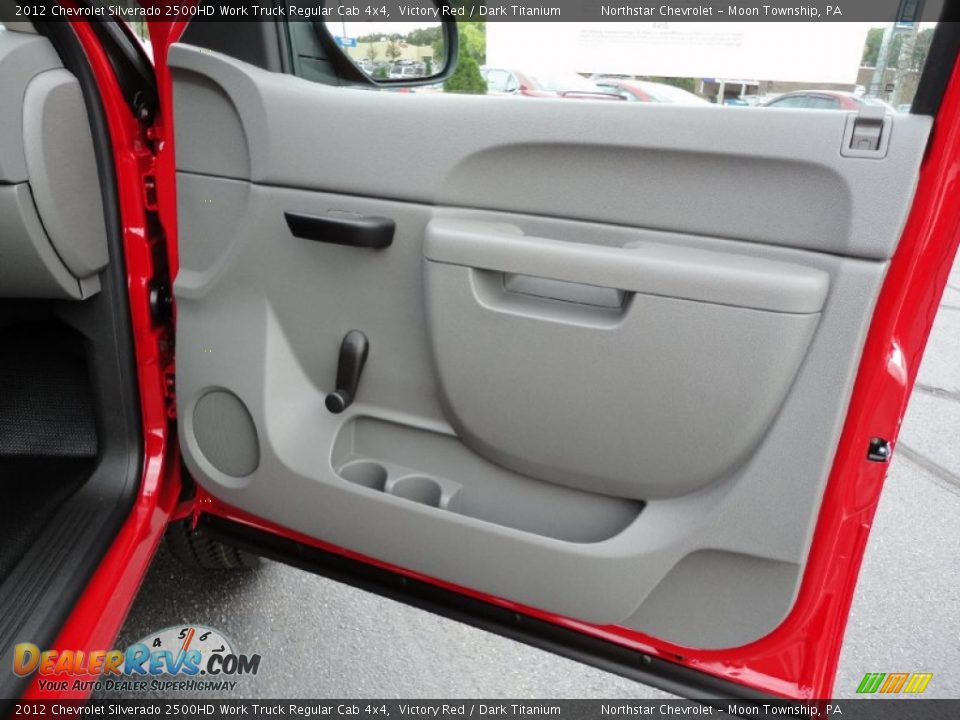 2012 Chevrolet Silverado 2500HD Work Truck Regular Cab 4x4 Victory Red / Dark Titanium Photo #17