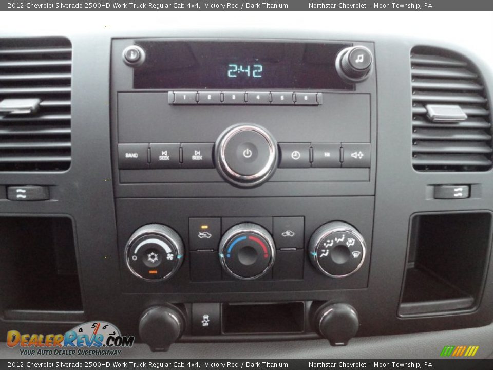 Audio System of 2012 Chevrolet Silverado 2500HD Work Truck Regular Cab 4x4 Photo #18