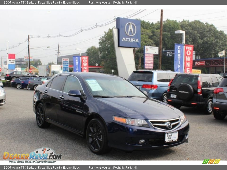 2006 Acura TSX Sedan Royal Blue Pearl / Ebony Black Photo #1