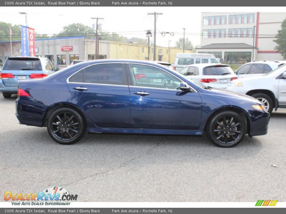 2006 Acura TSX Sedan Royal Blue Pearl / Ebony Black Photo #2