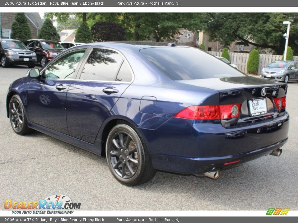 2006 Acura TSX Sedan Royal Blue Pearl / Ebony Black Photo #5