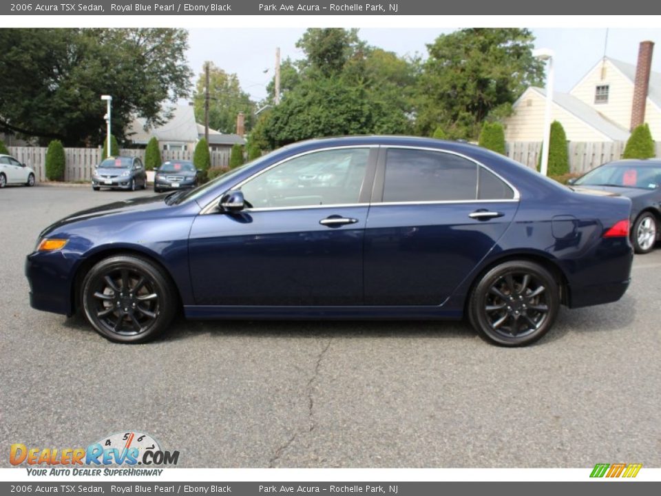 2006 Acura TSX Sedan Royal Blue Pearl / Ebony Black Photo #6