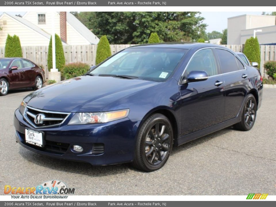 2006 Acura TSX Sedan Royal Blue Pearl / Ebony Black Photo #7
