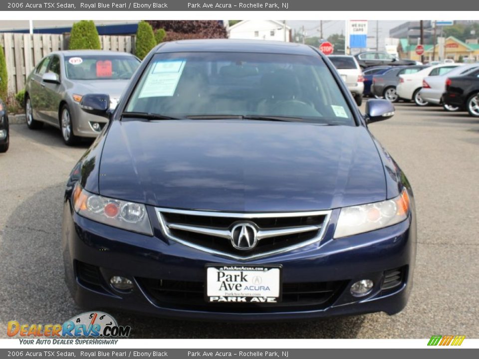2006 Acura TSX Sedan Royal Blue Pearl / Ebony Black Photo #8