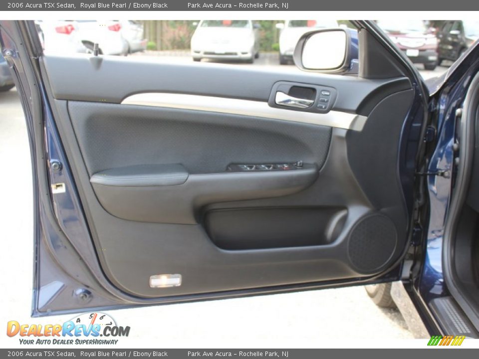 2006 Acura TSX Sedan Royal Blue Pearl / Ebony Black Photo #9