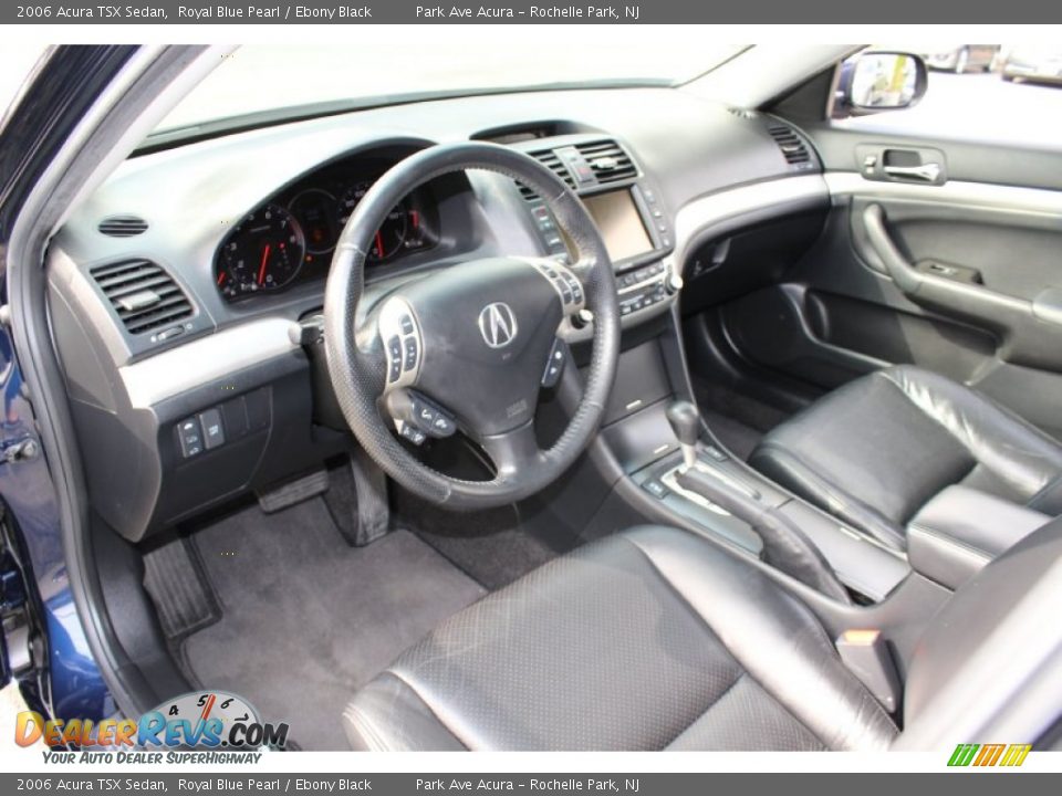 2006 Acura TSX Sedan Royal Blue Pearl / Ebony Black Photo #10