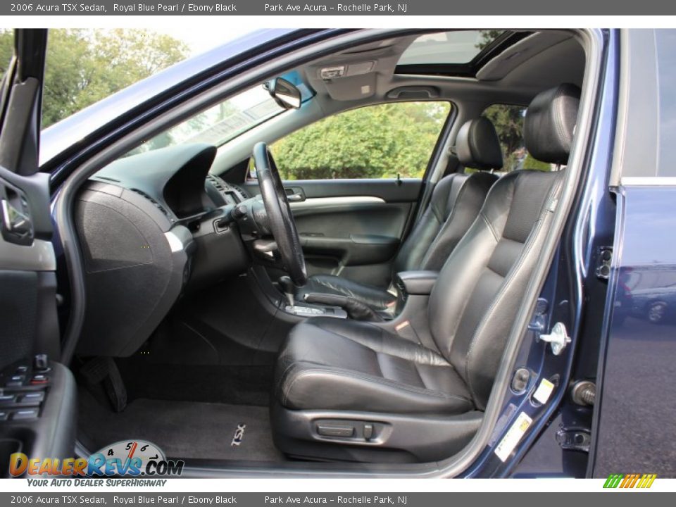 2006 Acura TSX Sedan Royal Blue Pearl / Ebony Black Photo #11