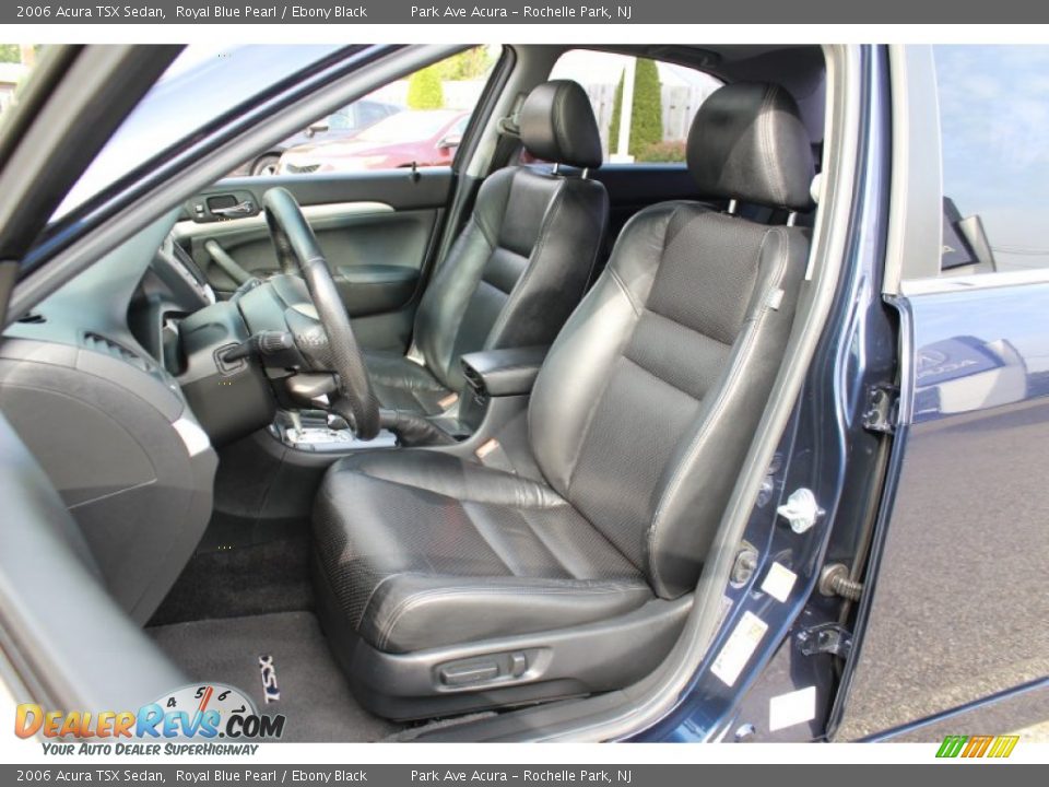 2006 Acura TSX Sedan Royal Blue Pearl / Ebony Black Photo #12