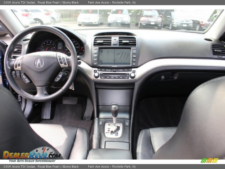 2006 Acura TSX Sedan Royal Blue Pearl / Ebony Black Photo #13