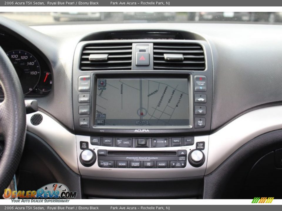 2006 Acura TSX Sedan Royal Blue Pearl / Ebony Black Photo #18