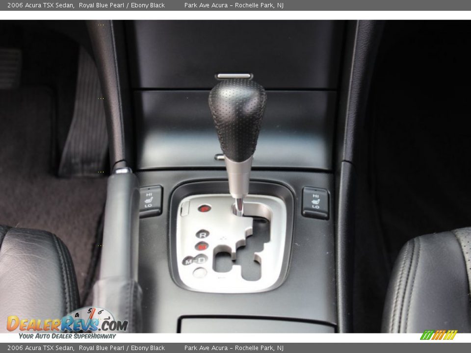 2006 Acura TSX Sedan Royal Blue Pearl / Ebony Black Photo #19