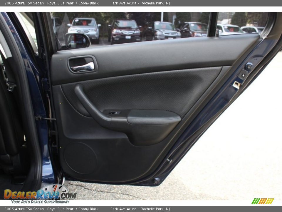 2006 Acura TSX Sedan Royal Blue Pearl / Ebony Black Photo #24