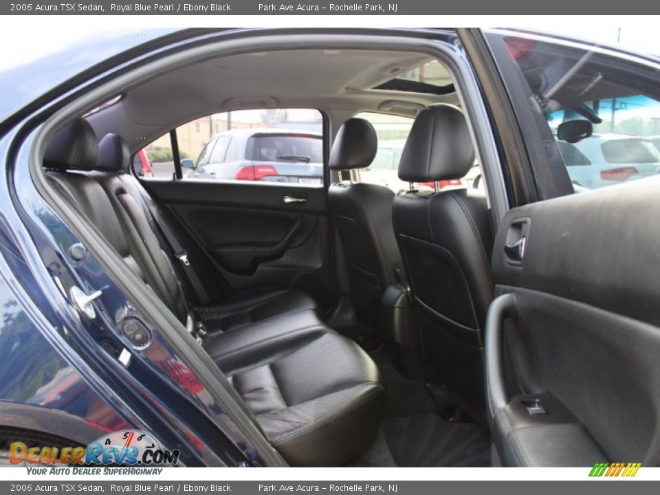 2006 Acura TSX Sedan Royal Blue Pearl / Ebony Black Photo #25