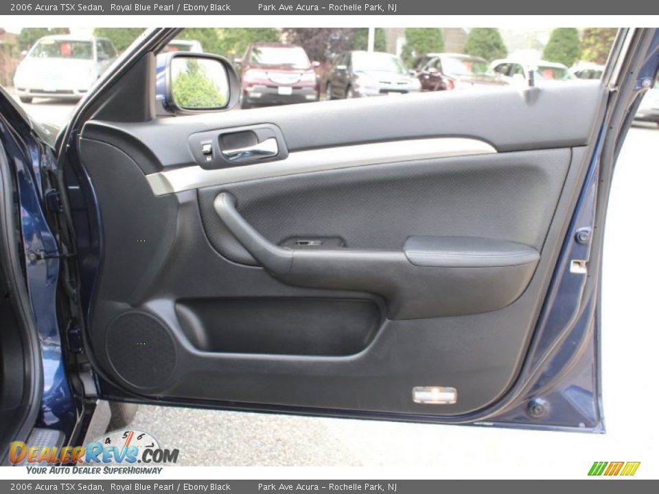 2006 Acura TSX Sedan Royal Blue Pearl / Ebony Black Photo #26
